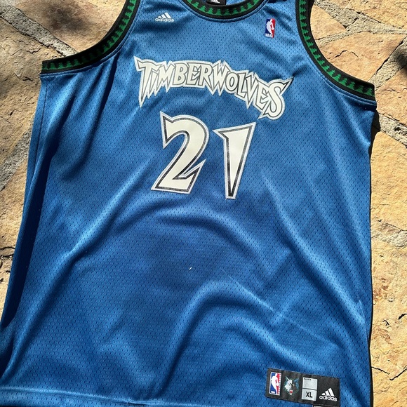 Kevin Garnett Minnesota Timberwolves Adidas NBA Swingman Jersey Blue Size XL - Picture 7 of 7
